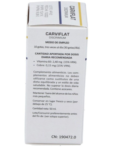 Carviflat Discrimium 50Ml. de Heliosar