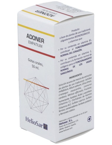 Adoner Empatium 50Ml. de Heliosar