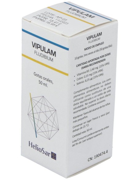 Vipulam Fludibium 50Ml. de Heliosar