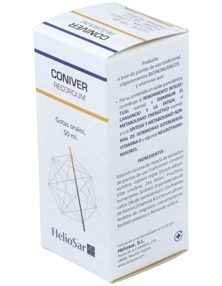 Coniver Recordum 50Ml. de Heliosar