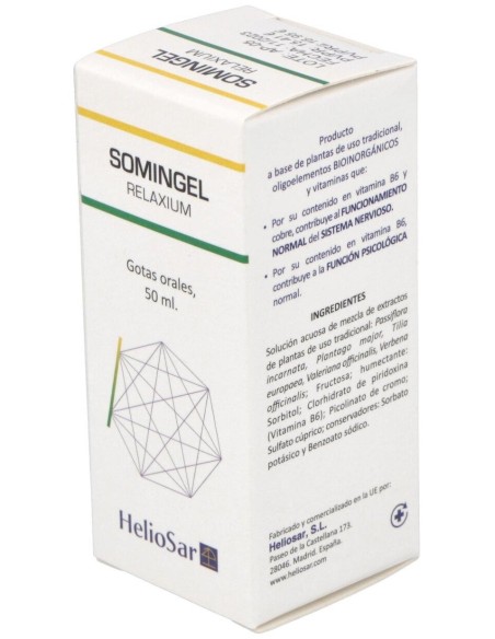 Somingel Relaxium 50Ml. de Heliosar