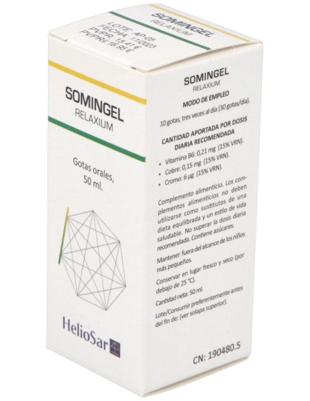 Somingel Relaxium 50Ml. de Heliosar