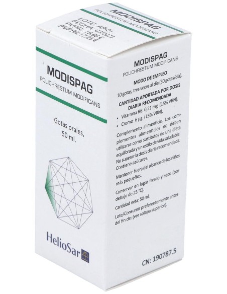 Modispag Polichrestum Modificans 50Ml. de Heliosar