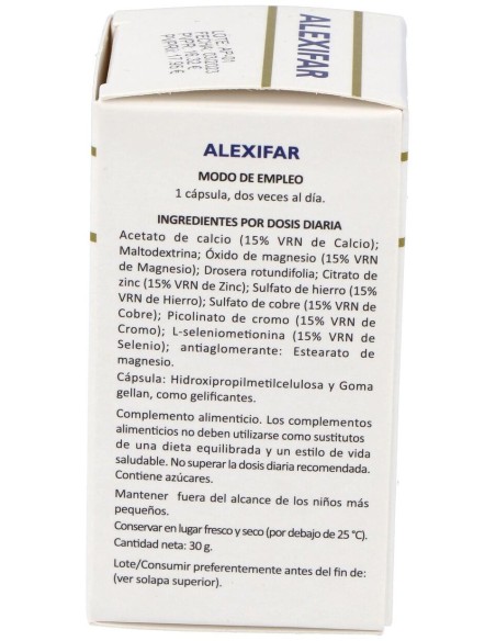 Alexifar 60Cap. de Heliosar