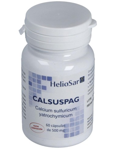 Calsuspag Calcium Sulfuricum 60Cap. de Heliosar