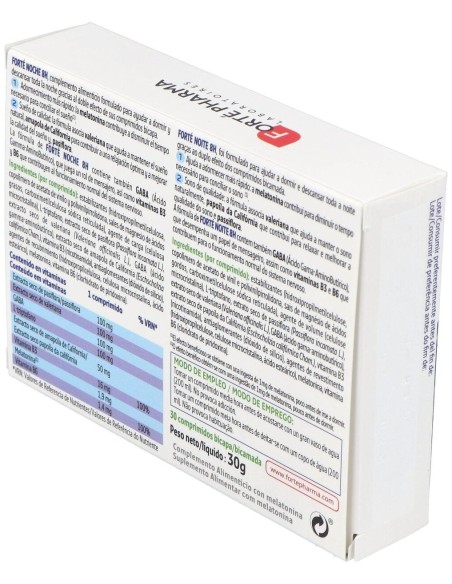 Forte Noche 8H 30 Dias 30Comp. de Forte Pharma