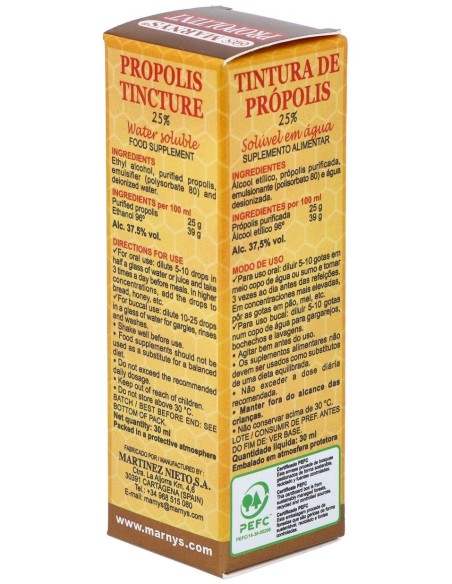 Propoltint (Ext.Propolis Al 25%) 30Ml. de Marnys