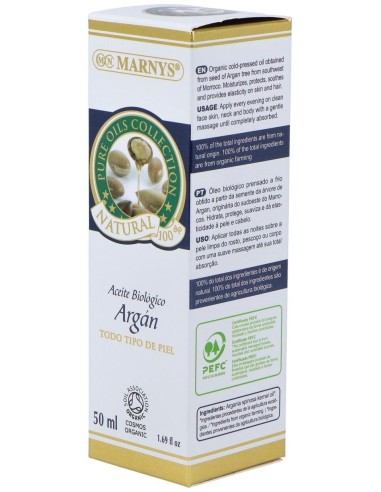 Aceite De Argan Biologico Spray 50Ml. de Marnys