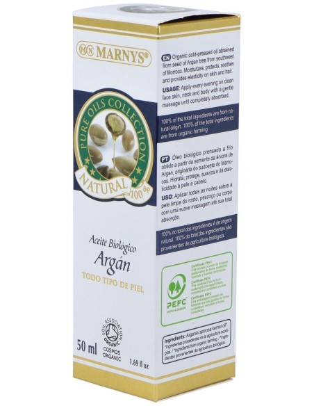 Aceite De Argan Biologico Spray 50Ml. de Marnys