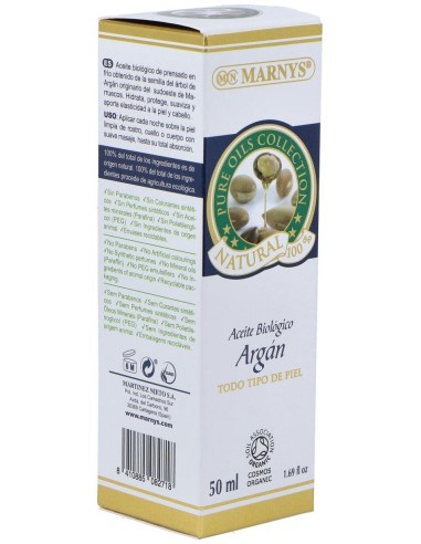 Aceite De Argan Biologico Spray 50Ml. de Marnys