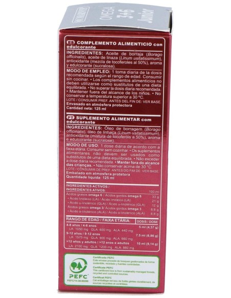 Omega 3 Y 6 Junior Jarabe 125Ml. de Marnys