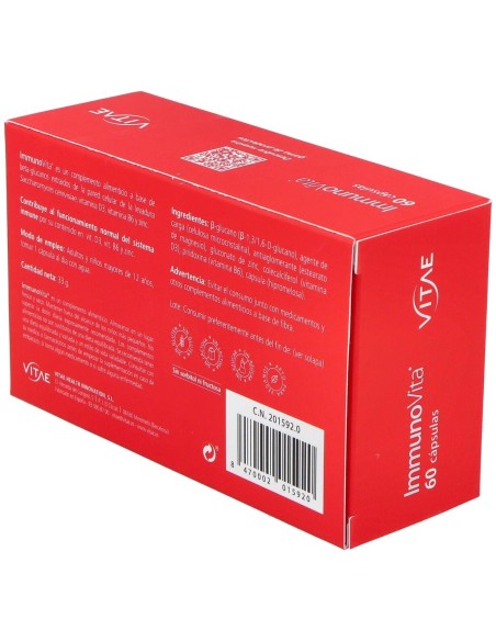 Immunovita 60 cápsulas de Vitae