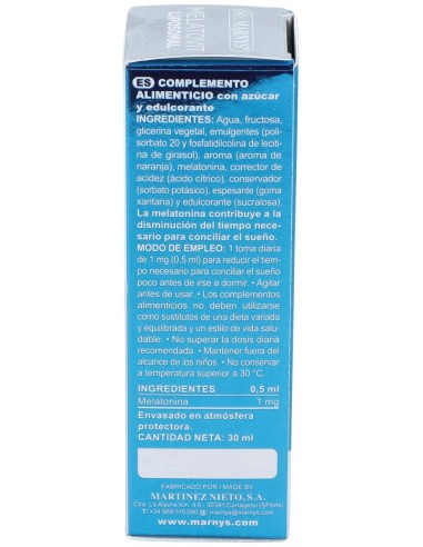 Melatovit Liposomal Melatonina Liposomada 30Ml. de Marnys