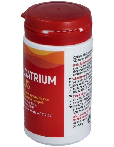 Algatrium Plus (Dha 70%) 700Mg. 90Cap. de Algatrium