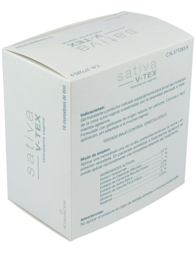 Cosmeclinik Sativa V-Tex 16Pipetas de Sativa