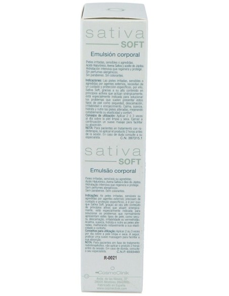 Cosmeclinik Sativa Soft 200Ml. de Sativa