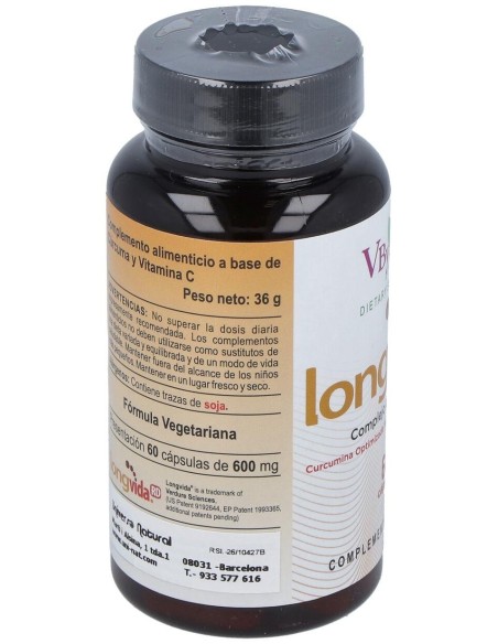 Longvida Curcuma 60Cap. de Vbyotics