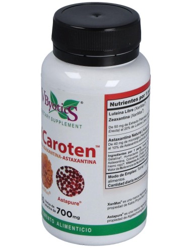 Tricaroten 60Perlas de Vbyotics