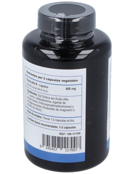 Acido Alfa R-Lipoico 120Cap. de Vbyotics