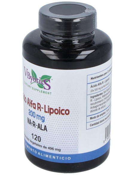 Acido Alfa R-Lipoico 120Cap. de Vbyotics