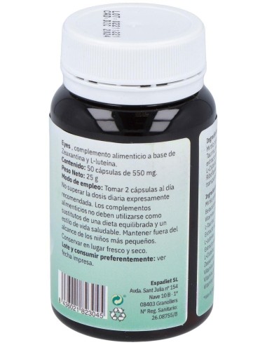 Eyes Green 50 Cáps. de Espadiet