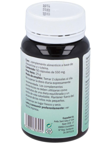 Eyes Green 50 Cáps. de Espadiet