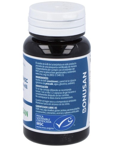 Omega 3 Msc Aceite De Kril 60Cap. de Bonusan