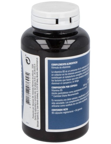 Vitamina B-5 Pantotenico 90Cap. de Bonusan