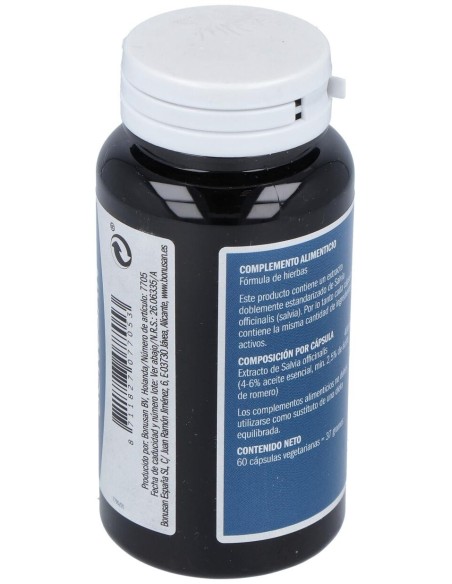 Salvia Officinalis Extracto 60Vcap. de Bonusan