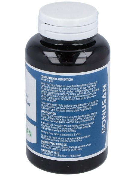 Multi Pro Gluco Activo 120Comp. de Bonusan