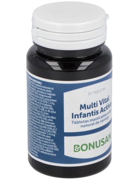 Multi Vital Infantis Activo Masticable 30Comp. de Bonusan