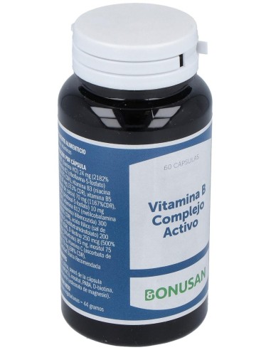 Vitamina B Complejo Activo 60Comp. de Bonusan