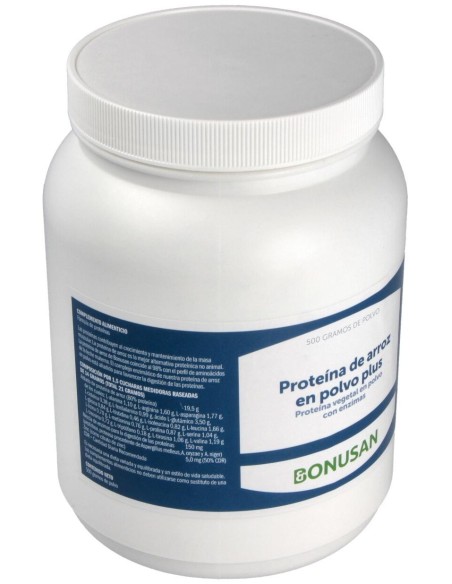 Proteina De Arroz Plus Polvo Sabor Vainilla 500Gr. de Bonusan