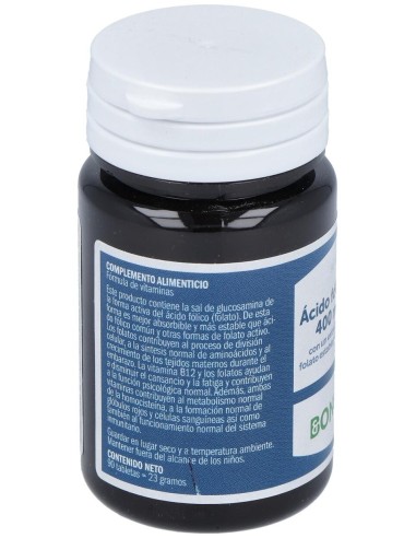 Acido Folico Activo 400Mcg. Plus 90Comp. de Bonusan
