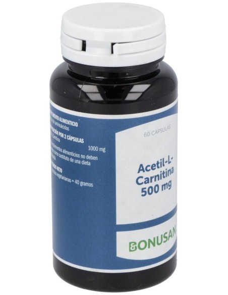 Acetyl L-Carnitina 500Mg. 60Vcap. de Bonusan