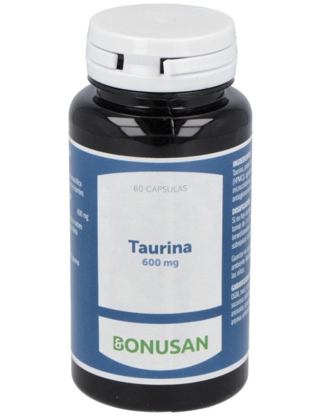 Taurina 600Mg. 60Vcap. de Bonusan