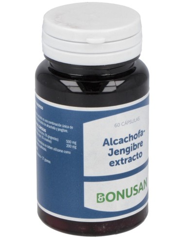 Alcachofa-Jengibre Extracto 60Vcap. de Bonusan