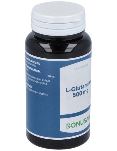 L-Glutamina 500Mg. 60Vcap. de Bonusan