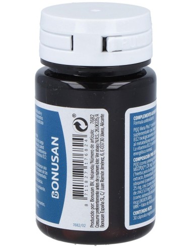 Pqq Meta Plus 30Cap. de Bonusan