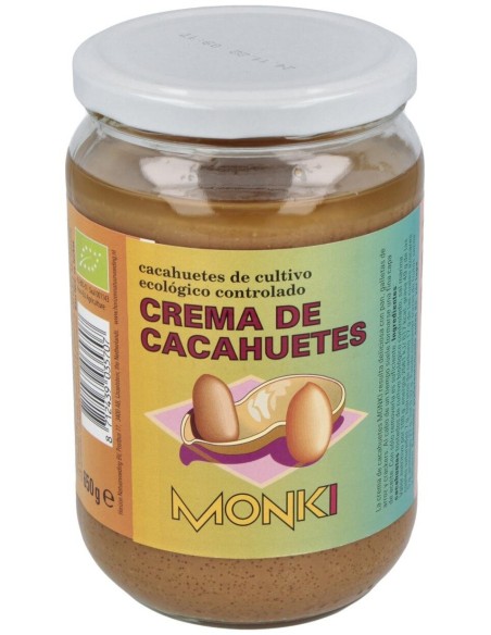 Crema De Cacahuete Grande Bio 650 g  de Monki