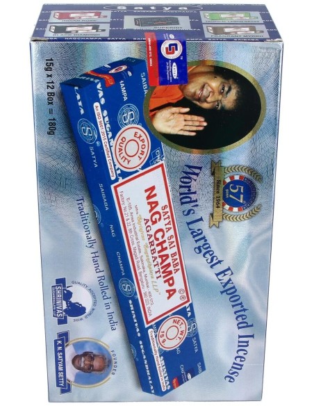 Incienso Stick Satya Sai Baba  12Ud X 15Gr. de Nag Champa