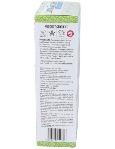 Rubio Dorado Tinte Organico 100Gr. Ecocert de Cultivators