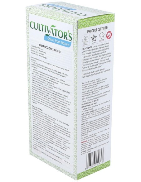 Rubio Dorado Tinte Organico 100Gr. Ecocert de Cultivators