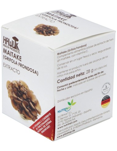 Maitake (Grifola Frondosa). Extracto Puro. Bio 60 Vcáps de Hawlik