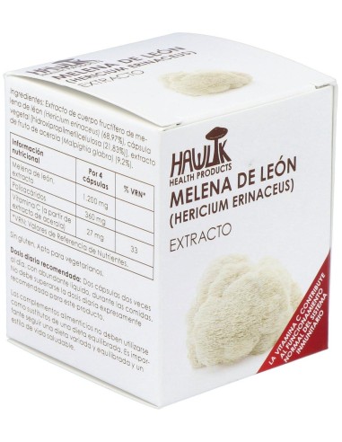Melena De Leon Extracto Puro 60Vcaps. de Hawlik