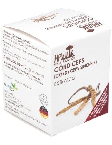 Cordiceps Extracto Puro 60Vcaps. de Hawlik