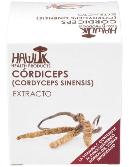Córdiceps (Cordyceps Sinensis). Extracto Puro. Bio 60 Vcáps de Hawlik
