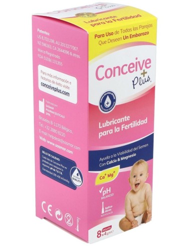 Lubricante Conceive Plus 8 Aplicadores Unidosi de Sasmar