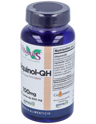 Ubiquinol Qh +Vesisorb 50Perlas de Vbyotics
