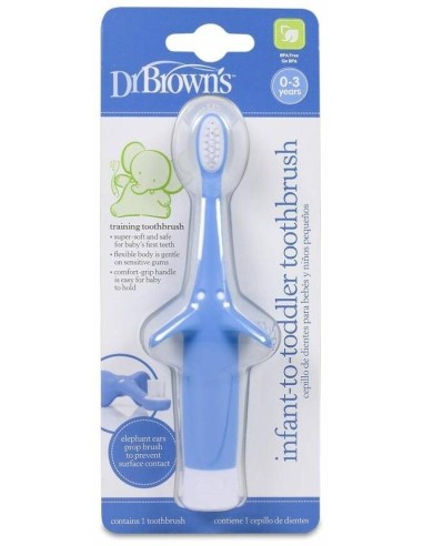 Cepillo Dental Infantil 0-3 Años 1Un Azul de Dr. Brown´S